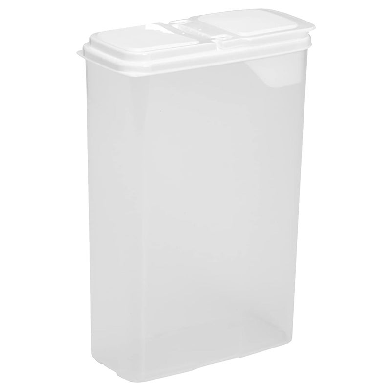Buddeez All Purpose Kitchen Organization Bag in Storage Container for Cereal, Flour, Sugar, Rice, 4 QT, White Lid - Image 1