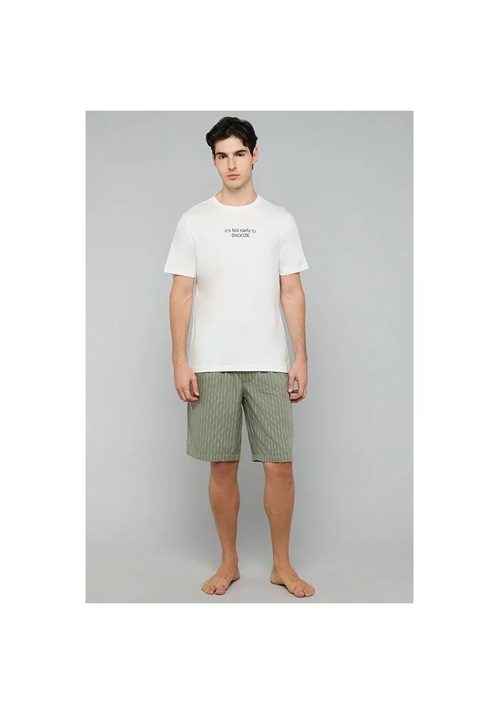 Printed Shorts Lounge Set
