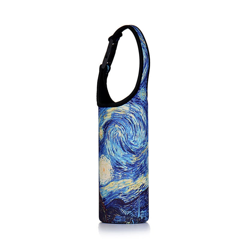 Insulated Cartoon Cup Sleeve Neoprene Simple Design Van Gogh 