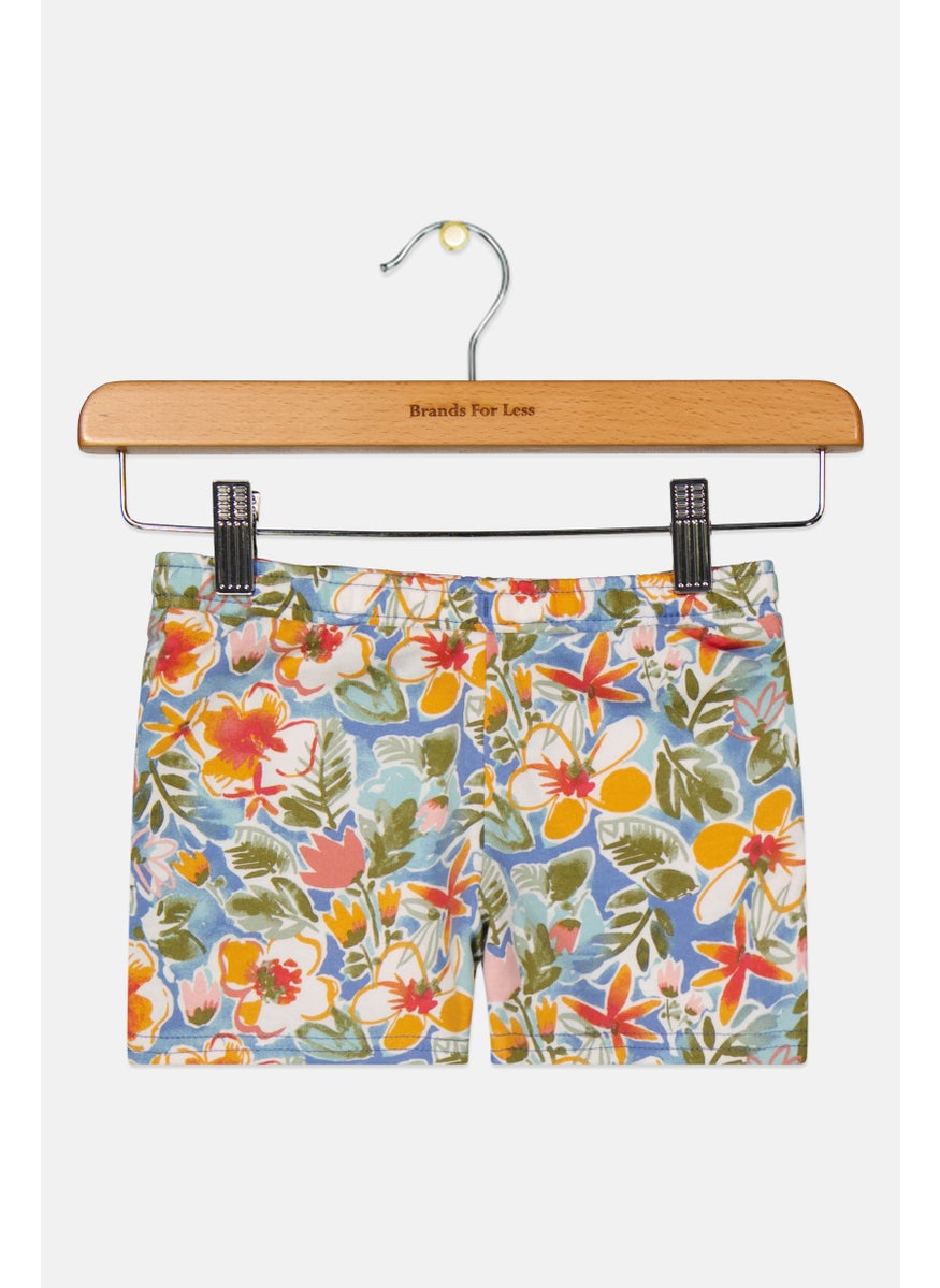 Kids Girl Floral Printed Shorts, Blue - pzsku/Z40240A0C93536EB1E86CZ/45/_/1724351058/03eb92b7-3a30-4577-8b69-160662c2de20