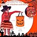 MONNCHA Halloween Trick or Treat Bags Candy Bucket Basket Decoration Light Up Ghost Sweet Bags Multipurpose Reusable Goody Buckets for 2026 Halloween Party Decor Supplies Favors Gifts 1 Pack - Image 4