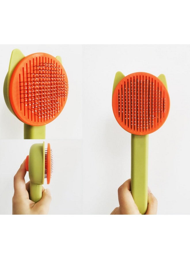 Generic 10PCS Cat & Dog Grooming Kit, Self-Cleaning Brush Removes Loose Hair, Pet Bath Brush, Massage Glove, Nail Clipper, Flea Comb - Image 3