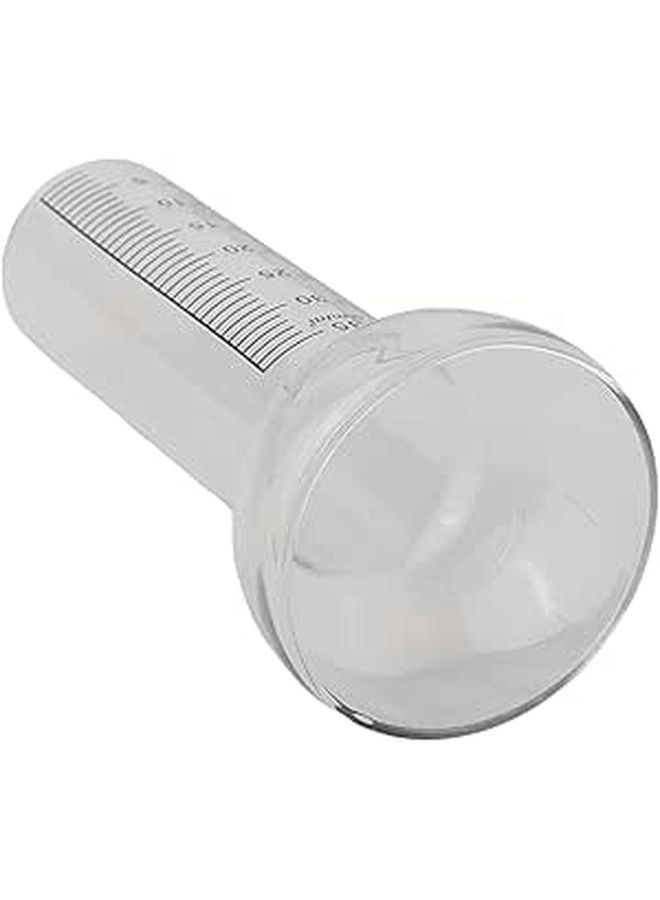 Weatherproof Rain Gauge Replacement Tube 1-35mm Scale 2 Pack - Image 1