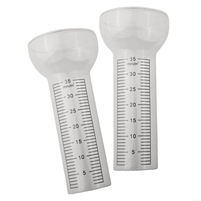 Weatherproof Rain Gauge Replacement Tube 1-35mm Scale 2 Pack - Image 3