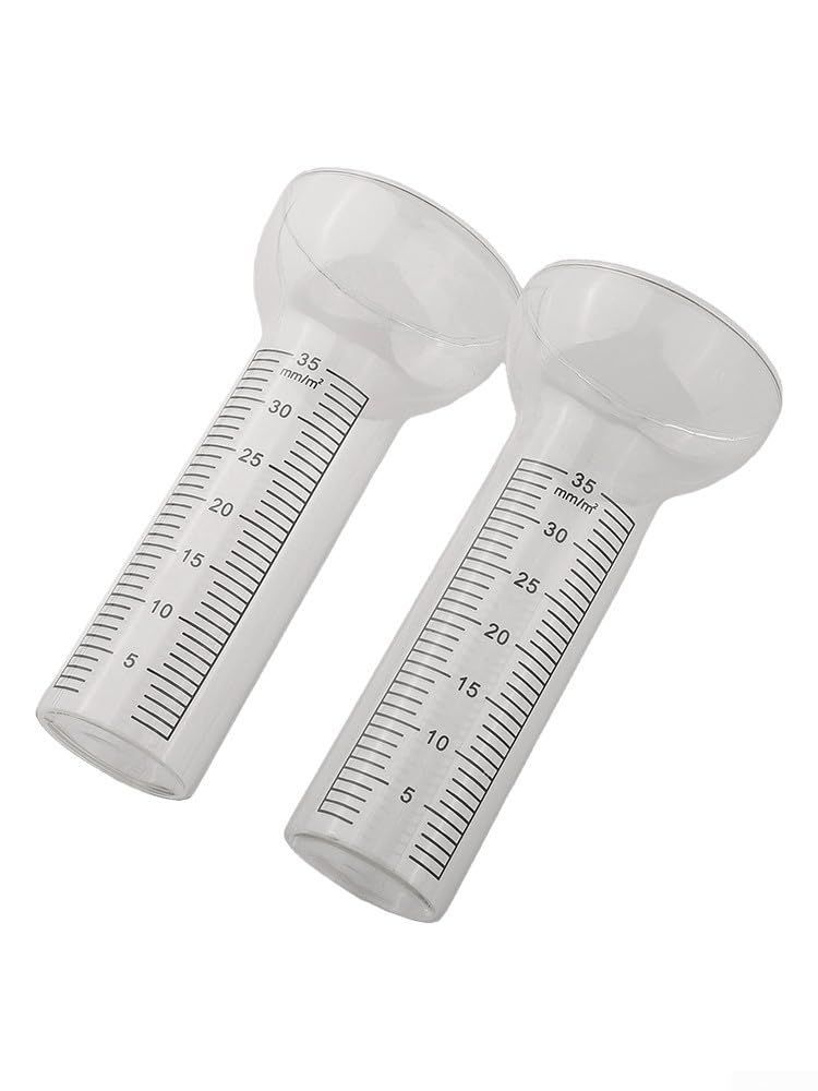 Weatherproof Rain Gauge Replacement Tube 1-35mm Scale 2 Pack - Image 5