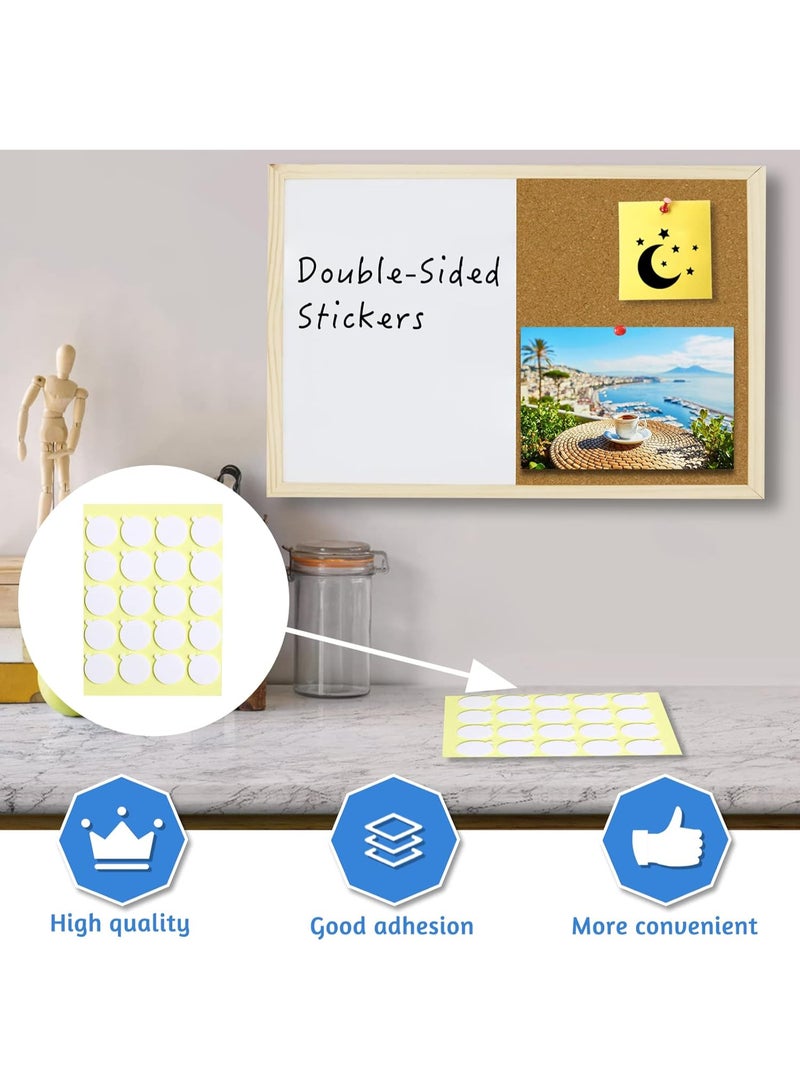 HI-FINE Dry Erase Cork Board 23.6"x15.7", Notice Pin Board, Memo Board, Vision Board, Bulletin Board for Office, Classroom or Home, Mounting Hardware and Push Pins Included, Wooden Frame - Image 5