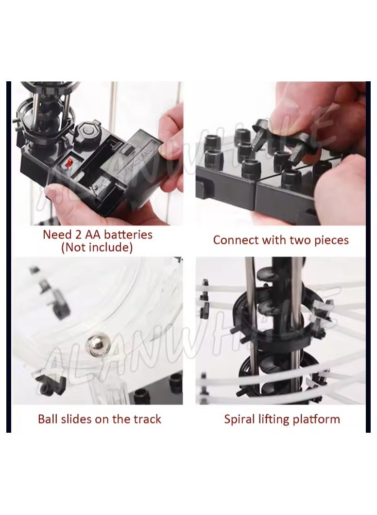 SpaceRail Level 1 – Educational Engineering Design Marble Roller Coaster Game, 245 Pieces - Image 5