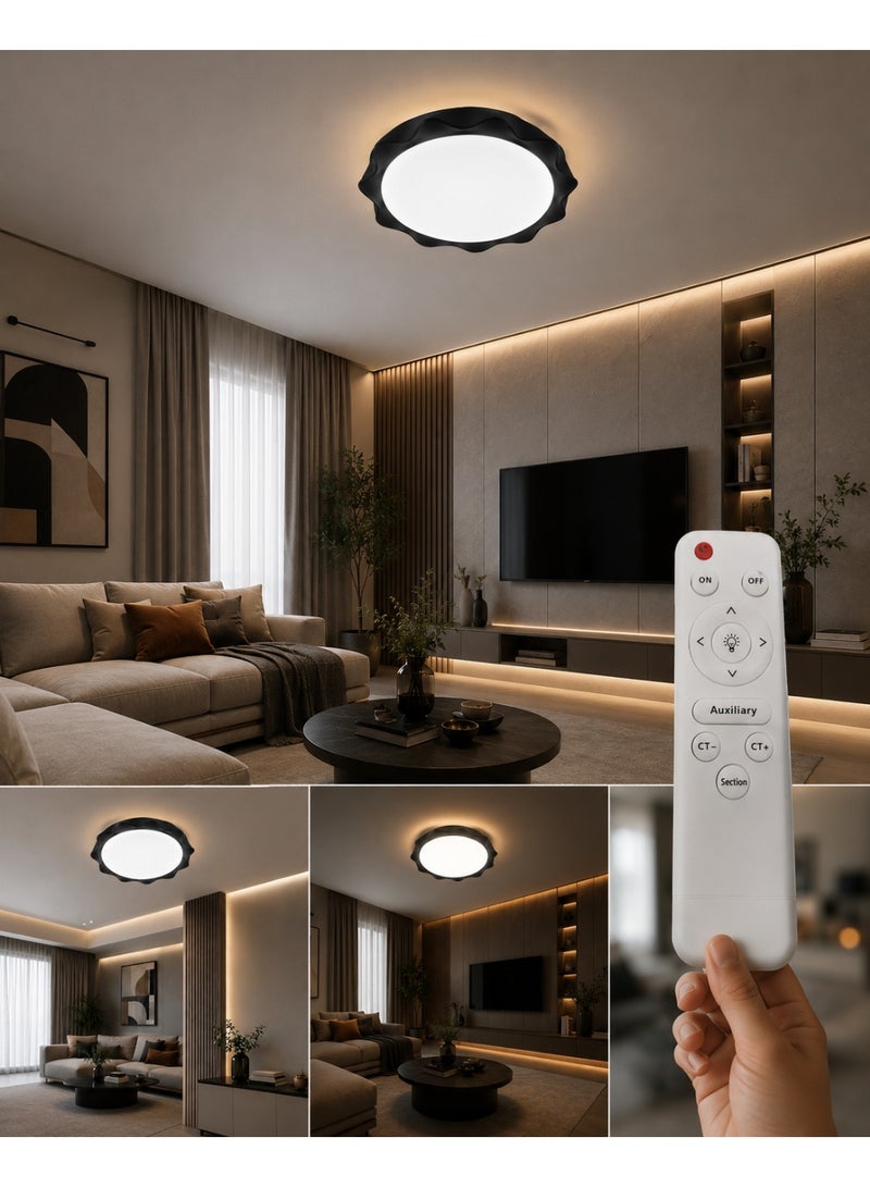 مصباح سقف LED دائري، تصميم عصري +بريموت الكتروني - Image 2