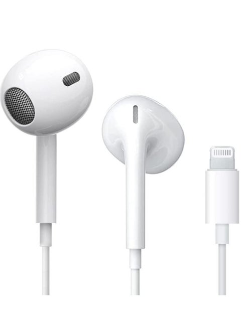 Lightning Headphone Wired for iPhone 14[Apple MFi Certified] Built-in Microphone & Volume Control, in-Ear Stereo Headset Compatible with iPhone 13 Mini/SE/12 Pro/12Pro Max/11/X/8 7-All iOS System