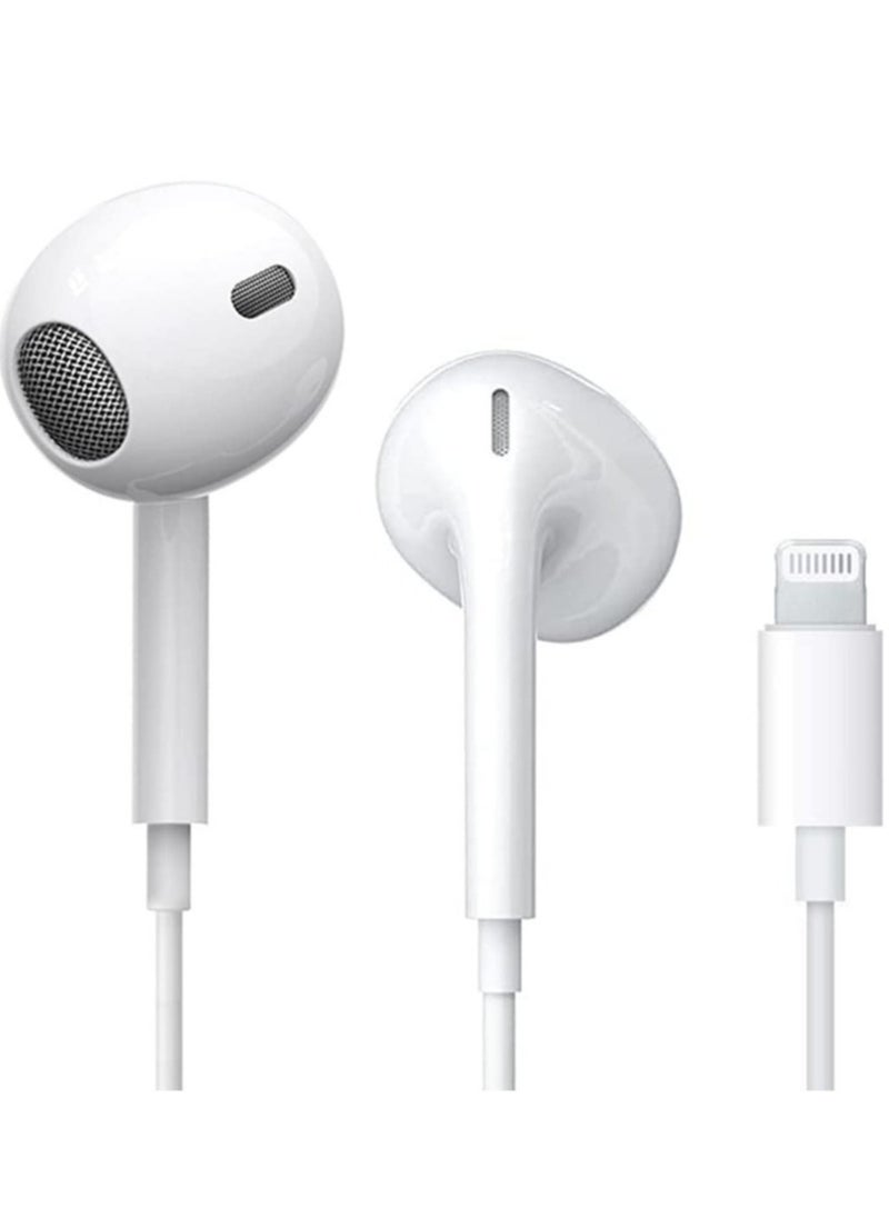 ELTRAZONE - Lightning Headphone Wired for iPhone 14[Apple MFi Certified] Built-in Microphone & Volume Control, in-Ear Stereo Headset Compatible with iPhone 13 Mini/SE/12 Pro/12Pro Max/11/X/8 7-All iOS System - Image 1