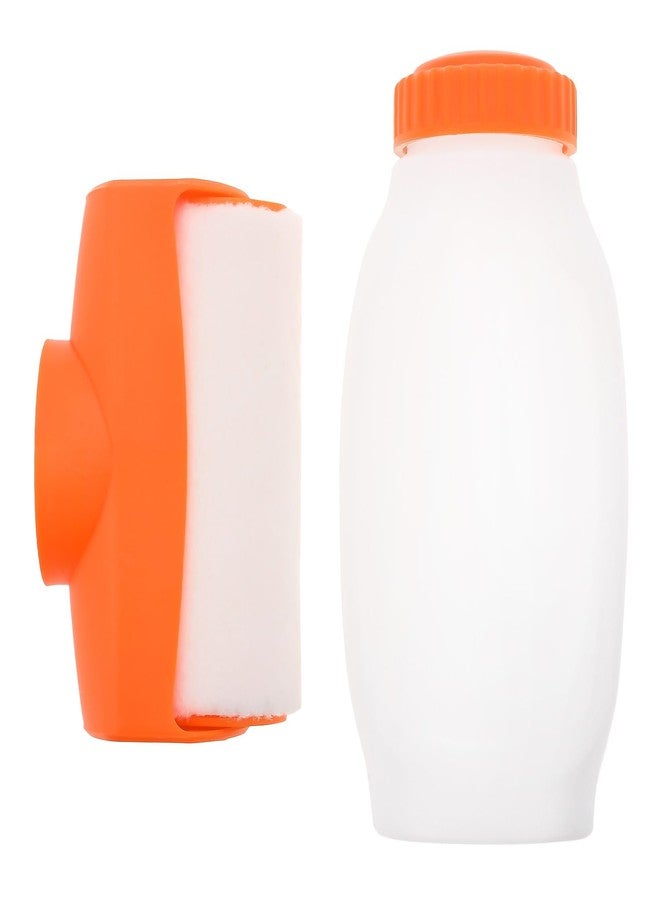 Yetaha Portable Wall Paint Roller Kit, Empty Paint Dabbers Roller-Refillable Bottles Dauber Paint Graffiti Roller, Suitable for Repairing The Wall with Latex Paint Graffiti (500ml, Orange) - Image 1