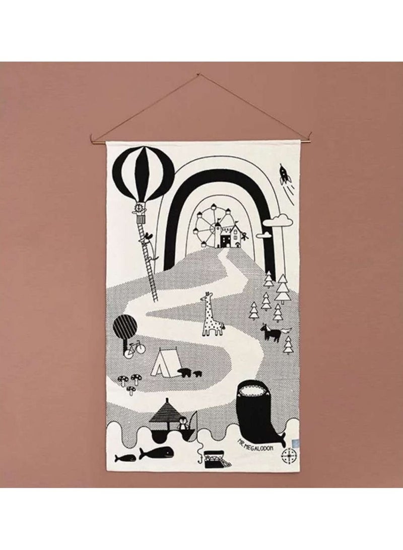 DUNISO Baby Play Pad Crawling Mat Tummy Time Infant Play Mat Baby Blanket Mat Rug for Kids Children Toddlers Bedroom 150*90cm - Image 3