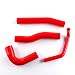 LUXERAD 3 Layer 45mm Performance Silicone Coolant Hose For Toyota Hilux RN105RN106RN111RN130 22R 9197 Red - Image 3
