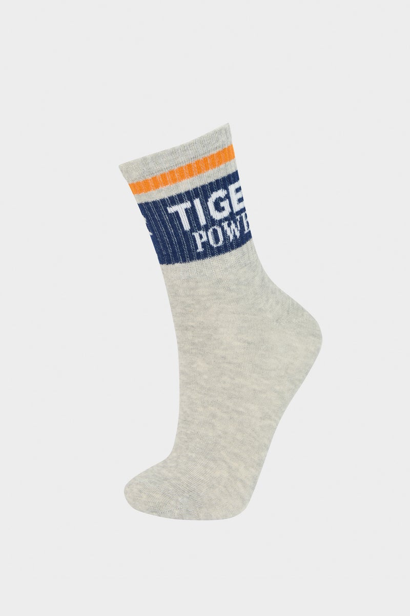 DeFacto Boy Animal Print 3 piece Long sock - Image 5