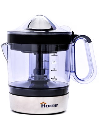 Power Juicer: 220/240V - 60/50Hz - 40 Watt. Capacity: 1 liter. 2 pressure cone. Rotate in two directions. They are distinguished by the presence of a colander in them. Automatic shutdown when pressure is off.