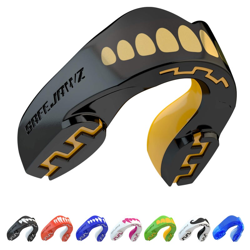 Safejawz Sports Mouthguard Dual Layer Premium Protection Adults And Junior Gum Shield With Case For Boxing  Mma  Rugby  Martial Arts  Judo And All Contact Sports - Image 1