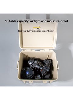 Generic Multifunctional Moisture-proof Storage Box SLR Camera Lens Protection Box Photographic Equipment Drying Anti-mold Instrument Toolbox-Color:J302 Small Size  Comes With Hygrometer + Sponge Pad  - Image 5