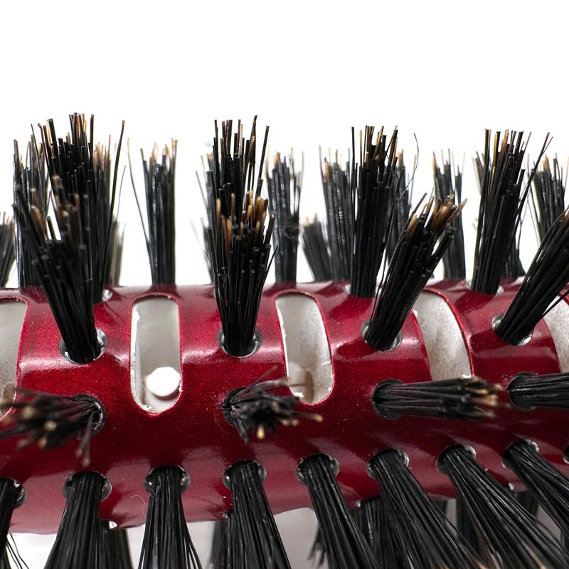 Phillips Brush Tourmaline Monster Vent 6 Professional Hair Brush (2.25â€ Diameter Barrel) - Vented Hairbrush with Nylon Reinforced Boar Hair Bristles, Beech Wood Handle with Rubber Grip - Image 4