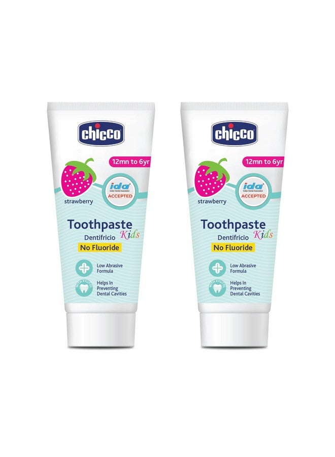 Chicco Toothpaste (Strawberry), 50 Ml Twin Pack (2 Paste Of 50Ml Each) - Image 1