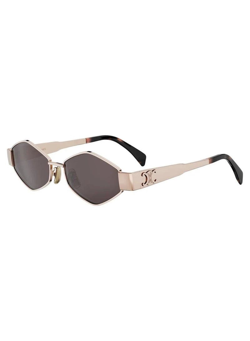 Celine Triomphe Metal Hexagonal Sunglasses CL40254U 28A(Rose Gold) - Image 2