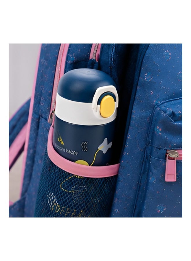 Cocobee-Insulated Stainless Steel Water Bottle, Leakproof, Soft Handle Grip, Odour Free, 500Ml, 3 Years+-Blue - Image 4