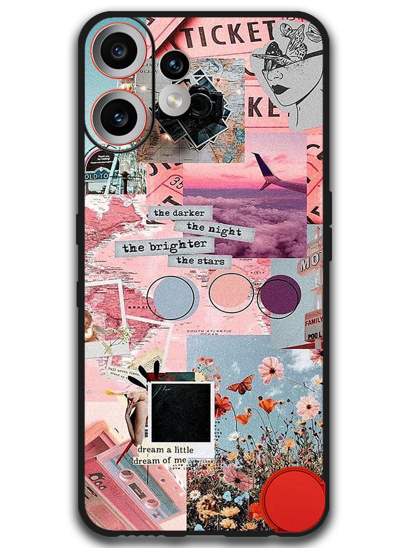 Theodor Case Compatible with Nothing CMF Phone 2 Pro 6.77 Inch Protection Shockproof Bumper Cover The Darker The Night - Image 1