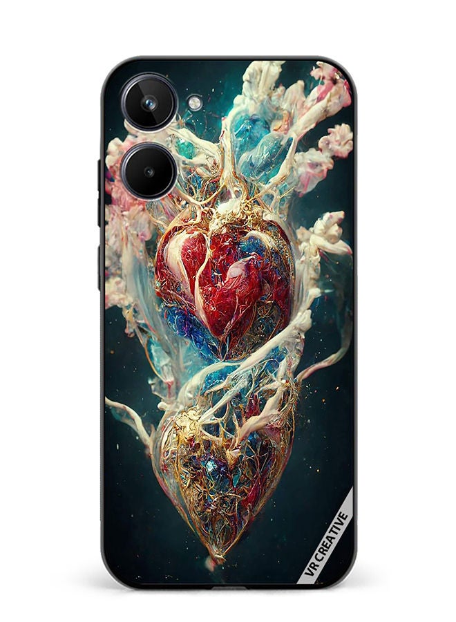 VR CREATIVE Protective Case Cover For Realme 10 Digital Flesh Design Multicolour - Image 1