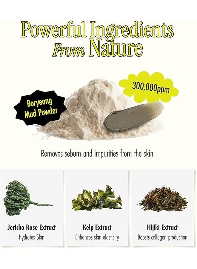 BRMUD Relief Mud Mask 110ml, Deep Pore Moisturizing and Moisturizing Face Mask, Skin Care - Image 4