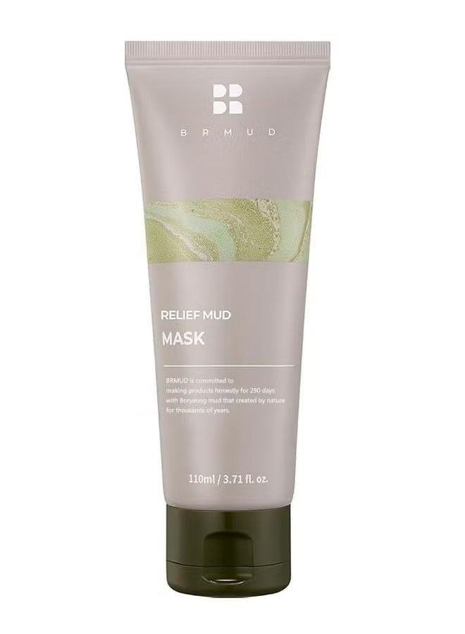 BRMUD Relief Mud Mask 110ml, Deep Pore Moisturizing and Moisturizing Face Mask, Skin Care - Image 1