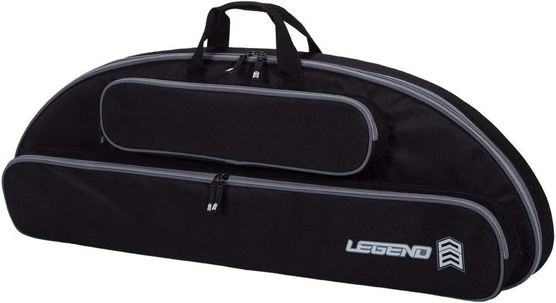Legend Wolf Genesis Compound Bow Case - NASP Archery Travel Bag for Genesis Bows with Thick Foam Padding, Backpack Straps, External Pockets & Nylon Lining - Ultimate Gear Protection - 37 inch Interior - Image 1