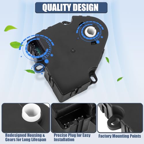 LCWRGS HVAC Blend Door Actuator Compatible with 2003-2014 Chevy Avalanche Suburban Tahoe Silverado 1500 2500 3500 GMC Sierra Yukon XL Cadillac Escalade H2, 604-112 15-73952 - Image 4