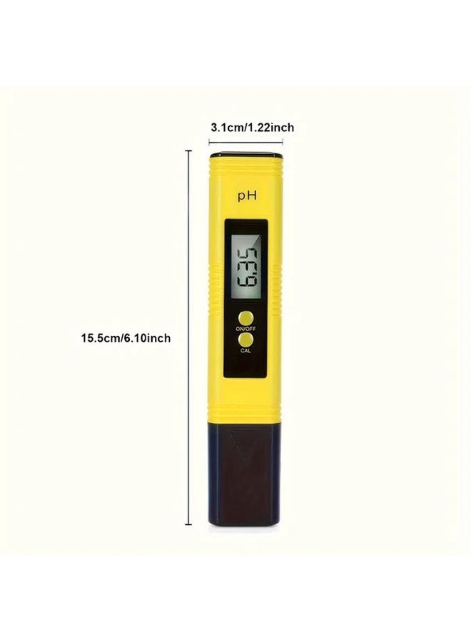 Orange Digital PH Tester Pen 0 01 Accuracy Backlit LCD 0 14 Range Battery Water Quality - Image 3