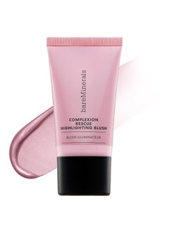 bareMinerals bareMinerals Complexion Rescue Highlighting Liquid Blush, Liquid Highlighter + Blush Hybrid, Buildable, Gel-Cream, Liquid Blush for Cheeks, All Day Wear, Vegan 