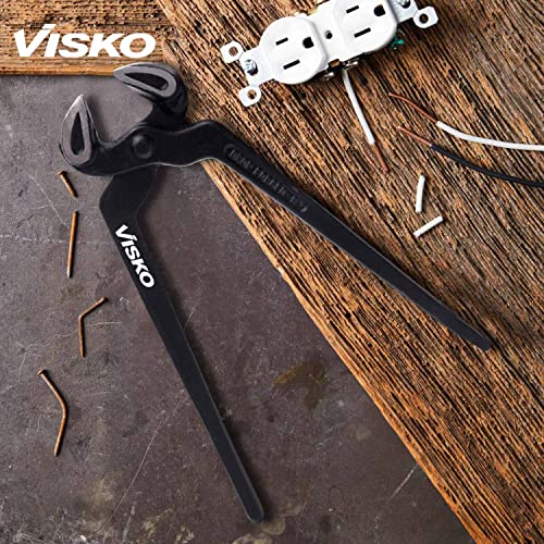 Visko Tools Steel Tools 306 8" Cobbler Pincer (Black) - Image 5