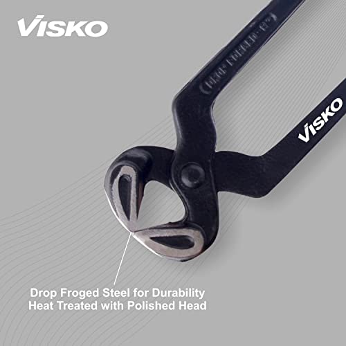 Visko Tools Steel Tools 306 8" Cobbler Pincer (Black) - Image 3