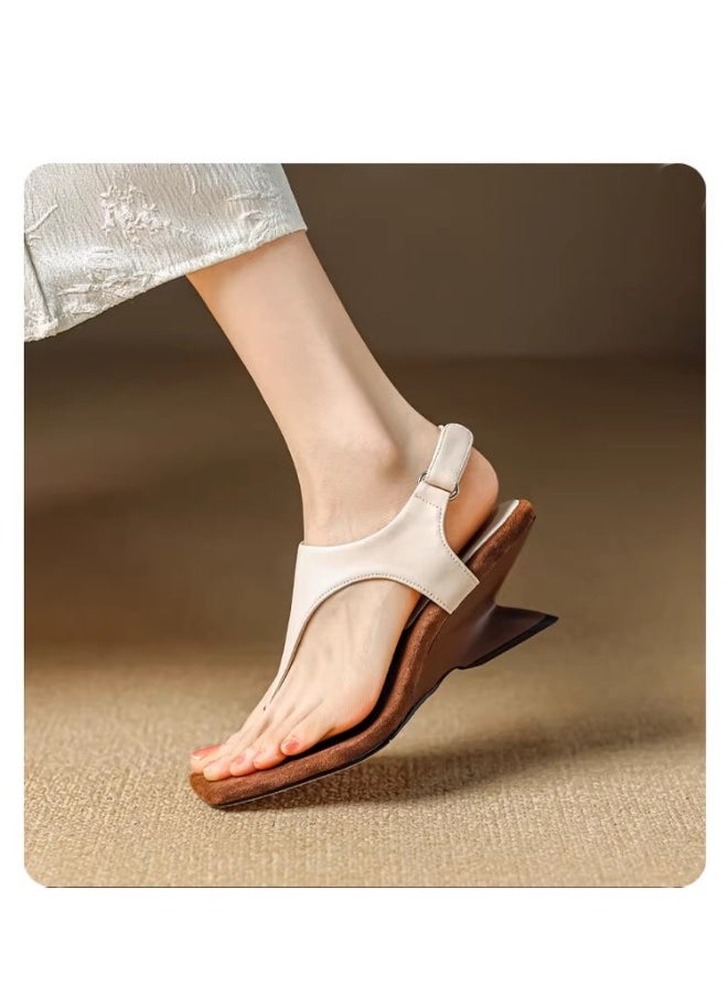 Rup Art Women’s Sandals – Open Toe Hook-and-Loop Clip Style – Elegant Summer Footwear  - Image 4