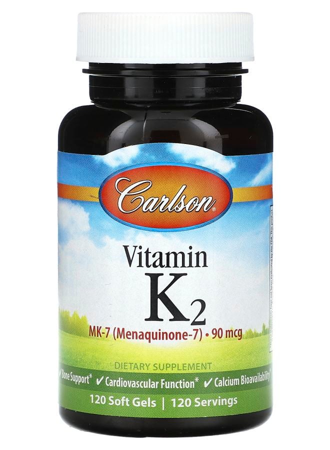 Vitamin K2 90 mcg 120 Soft Gels