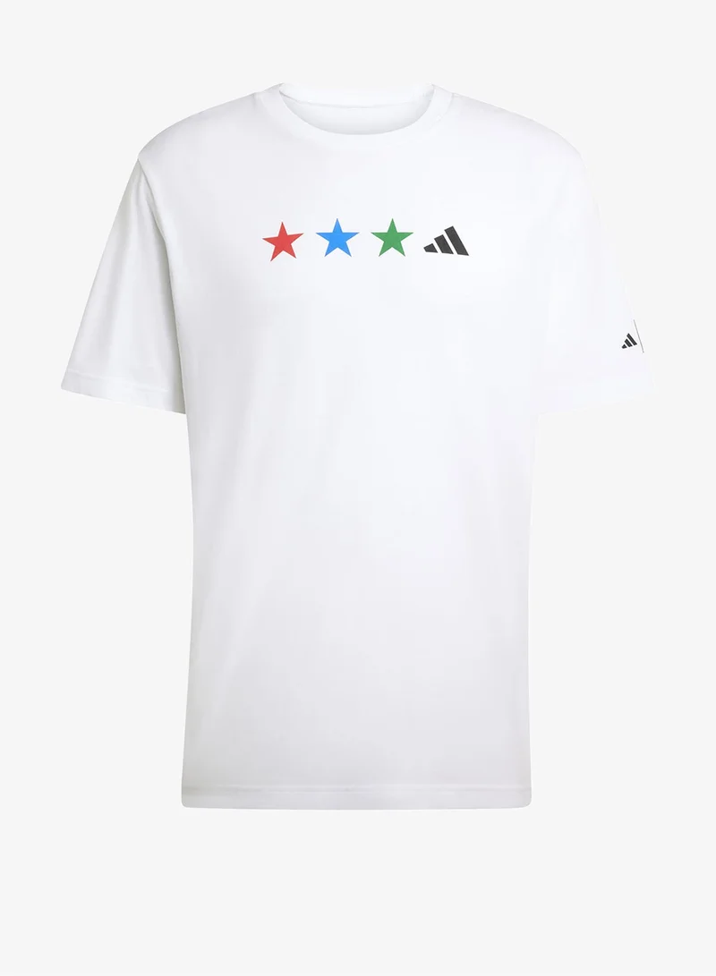 Adidas WHITE Fifa Wc Map Graphic T-Shirt  | Best Price UAE