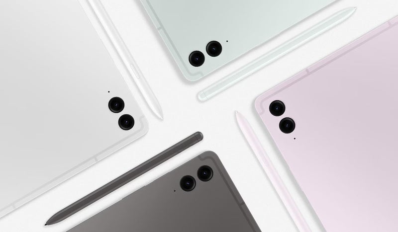 thexxa قلم بديل S Pen لجهاز Galaxy Tab S9 FE من سامسونج + 5 رؤوس/أطراف (بدون بلوتوث) (رمادي) - Image 3