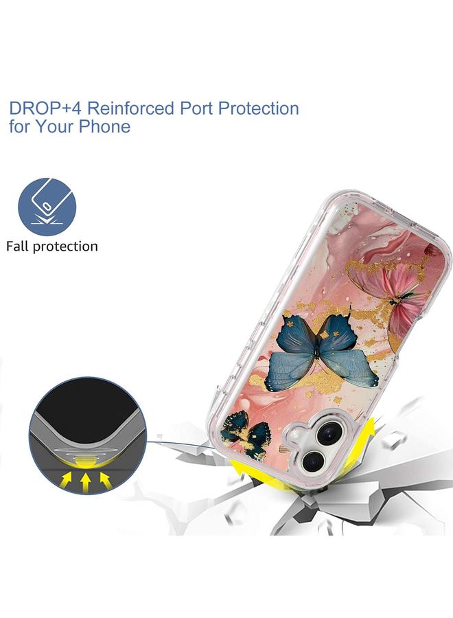 اس-توب جراب هاتف iPhone 16 Plus ملصق صغير جديد من البولي كربونات + جراب هاتف مقاوم للصدمات من مادة TPU - Image 2