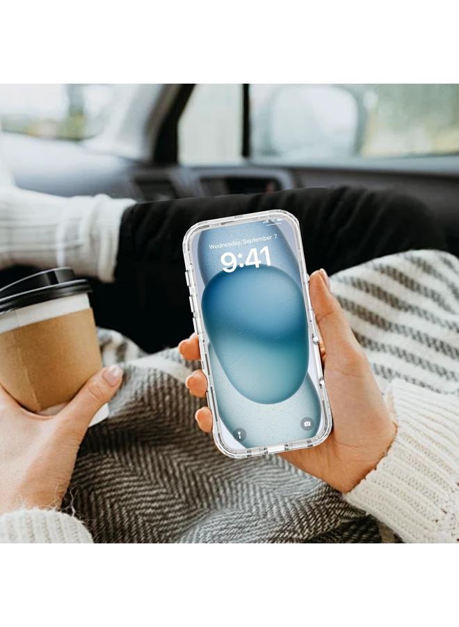 اس-توب جراب هاتف iPhone 16 Plus ملصق صغير جديد من البولي كربونات + جراب هاتف مقاوم للصدمات من مادة TPU - Image 5