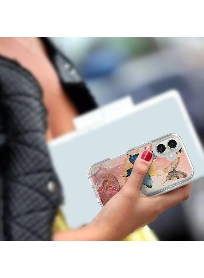 اس-توب جراب هاتف iPhone 16 Plus ملصق صغير جديد من البولي كربونات + جراب هاتف مقاوم للصدمات من مادة TPU - Image 4