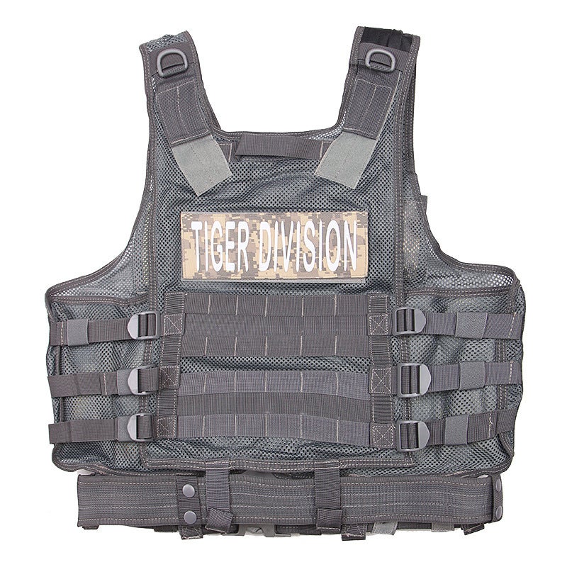 Unisex Breathable Tactical Mesh Vest for Outdoor Training Airsoft Security - One Size - Image 3