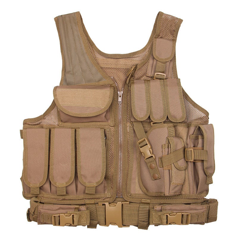 Unisex Breathable Tactical Mesh Vest for Outdoor Training Airsoft Security - One Size - Image 1
