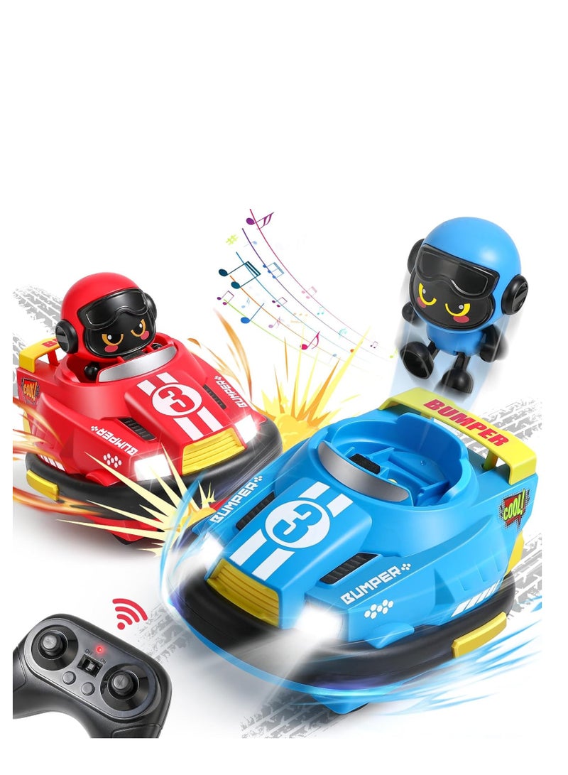سيارة سباق بجهاز تحكم عن بعد بتردد 2.4ghz مع إطلاق مجسم وموسيقى للكريسماس من فروس، للأطفال بعمر 3/4/5 سنوات - Image 1