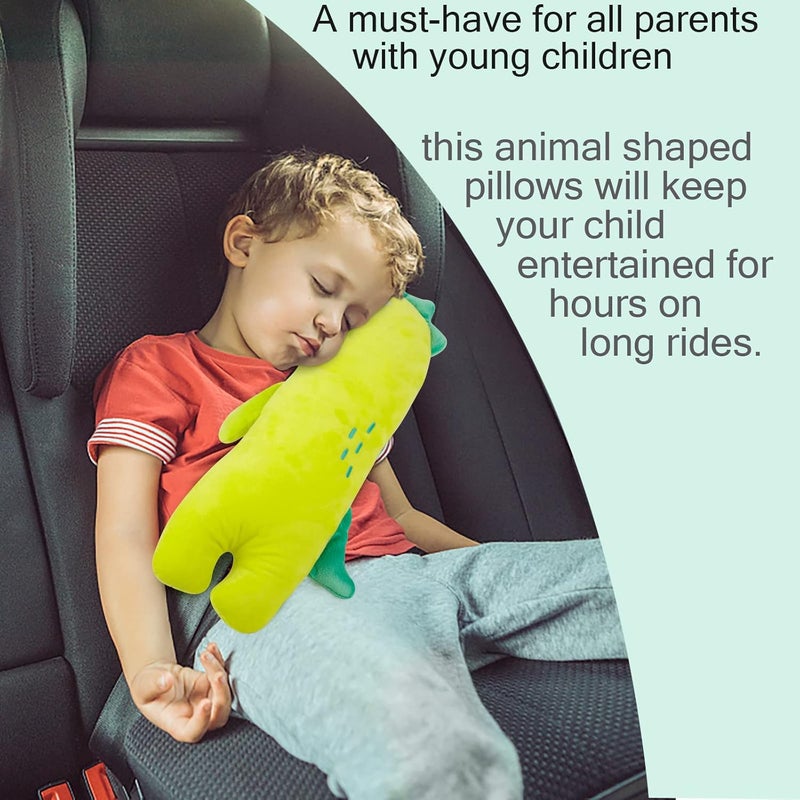 Seatbelt Pillow, Car Seat Belt Pillow for Kids, Seat Belt Covers Kid Neck Pillow Travel, Kids Pillow Seatbelt Shoulder Pad Strap Cushion Car Seat Pillow Toddler Baby Head Rest for Car Seat Booster - Image 2