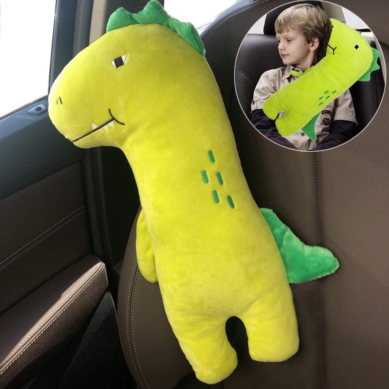 Seatbelt Pillow, Car Seat Belt Pillow for Kids, Seat Belt Covers Kid Neck Pillow Travel, Kids Pillow Seatbelt Shoulder Pad Strap Cushion Car Seat Pillow Toddler Baby Head Rest for Car Seat Booster - Image 3