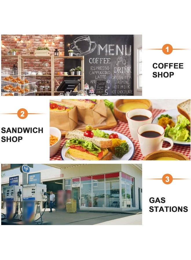 TPGP حافظة عرض أكريليك 4 طبقات لعرض المعجنات والحلويات على الطاولة - Image 5