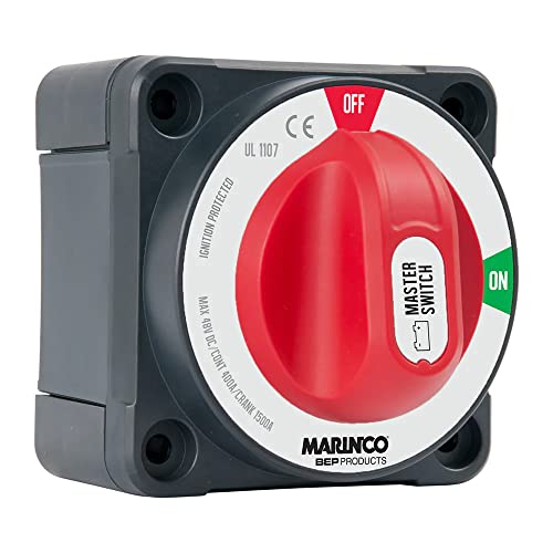 BEP Marinco Power Products Pro Installer Double Pole Battery Switch,Red / Black - Image 1