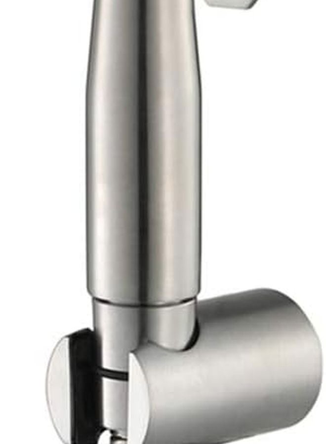 دش الاستحمام اليدوي عالي الضغط من الفولاذ المقاوم للصدأ 304 مع فرشاة النيكل - Image 1